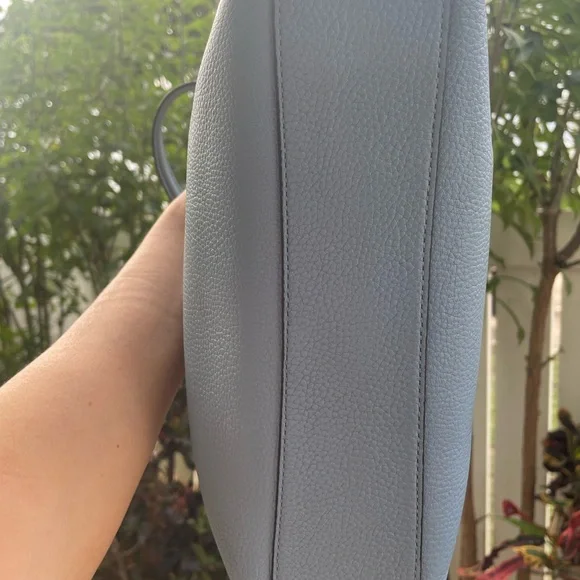 Coach Light Blue Leather hand bag - Picture 6 of 6